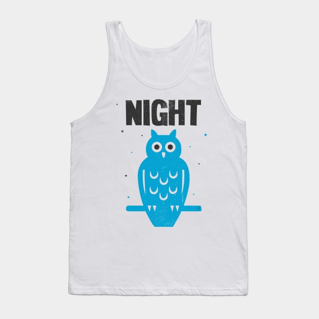 Night Owl Tank Top by gtee
